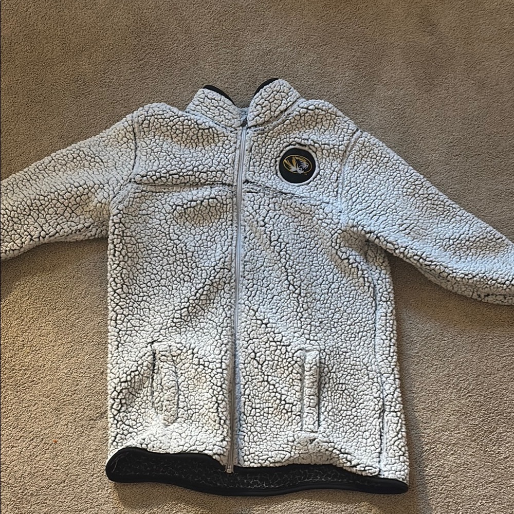 Mizzou Sherpa Jacket - White